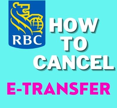 how to cancel an e transfer on RBC