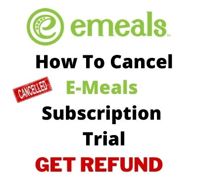 how to cancel emeals subscription without subscription