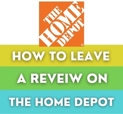 how to leave a review on home depot