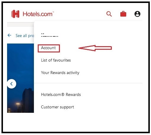 hotels.com leave feedback