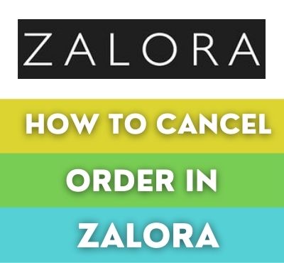 how to cancel order in zalora
