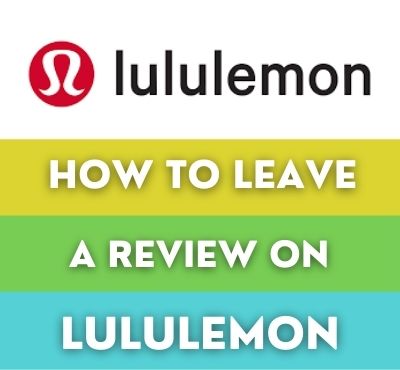 how to leave a review on lululemon 
