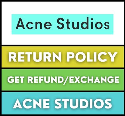 acne studios return policy