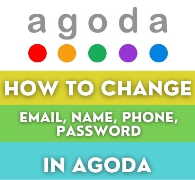How to change email in agoda