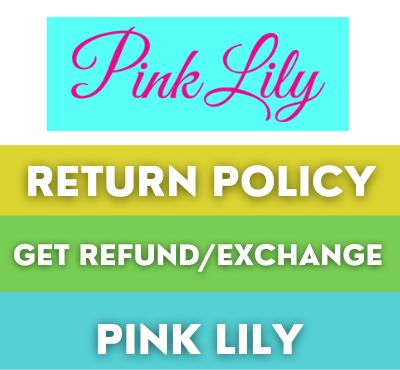 pink lily return policy