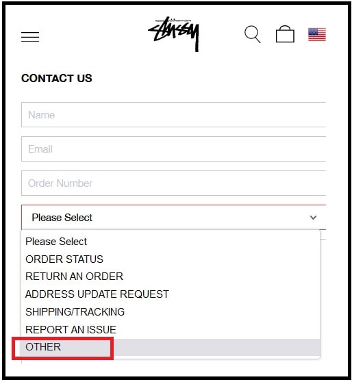 how to cancel stussy order