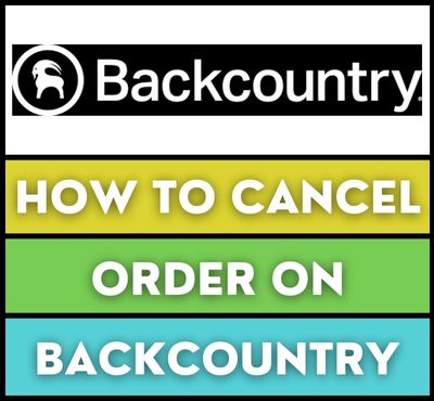 backcountry cancel order
