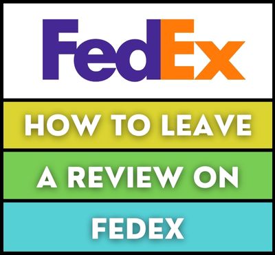how to leave a review for fedex